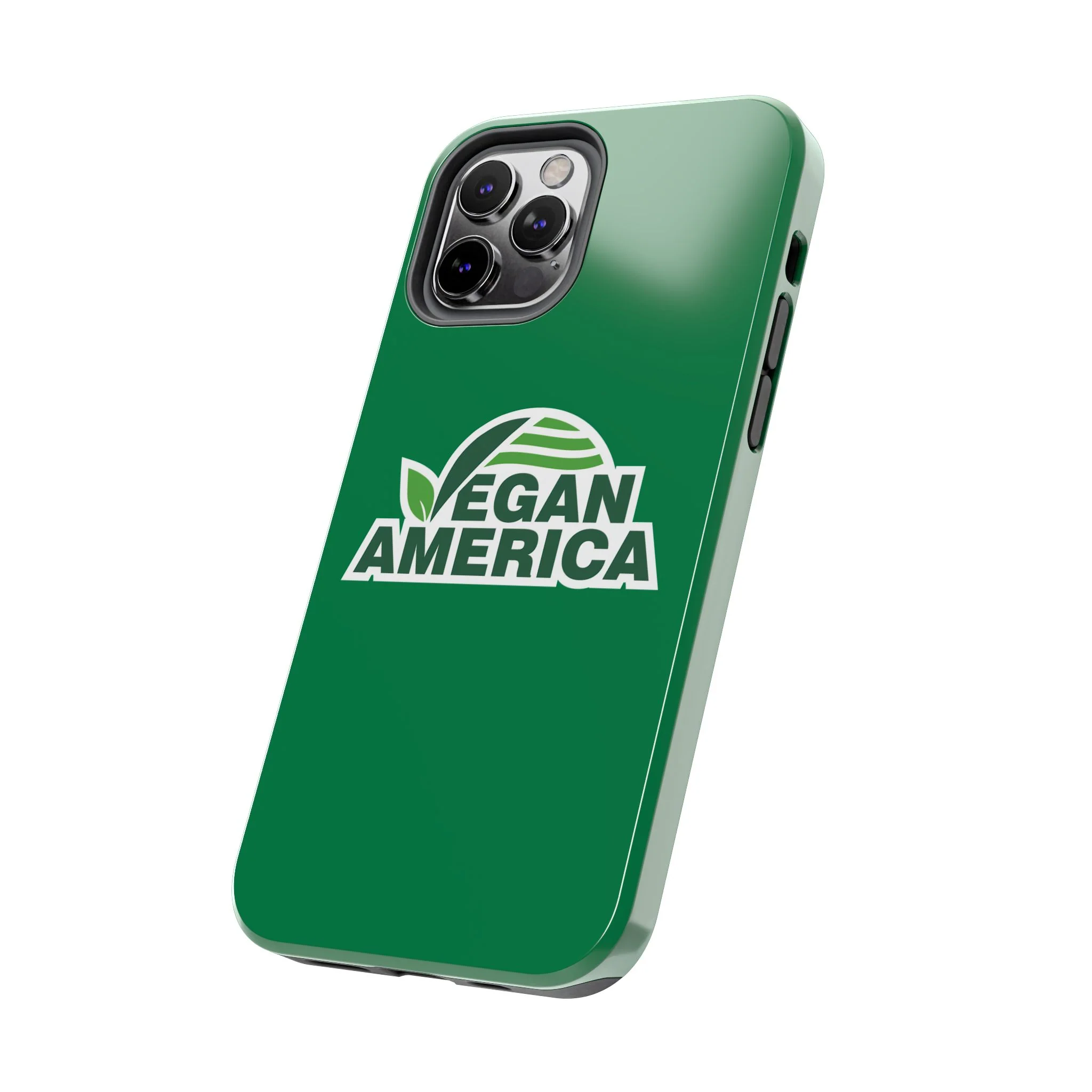 Vegan America Tough Phone Case — Green Protective Vegan Pride Cover - Image 49