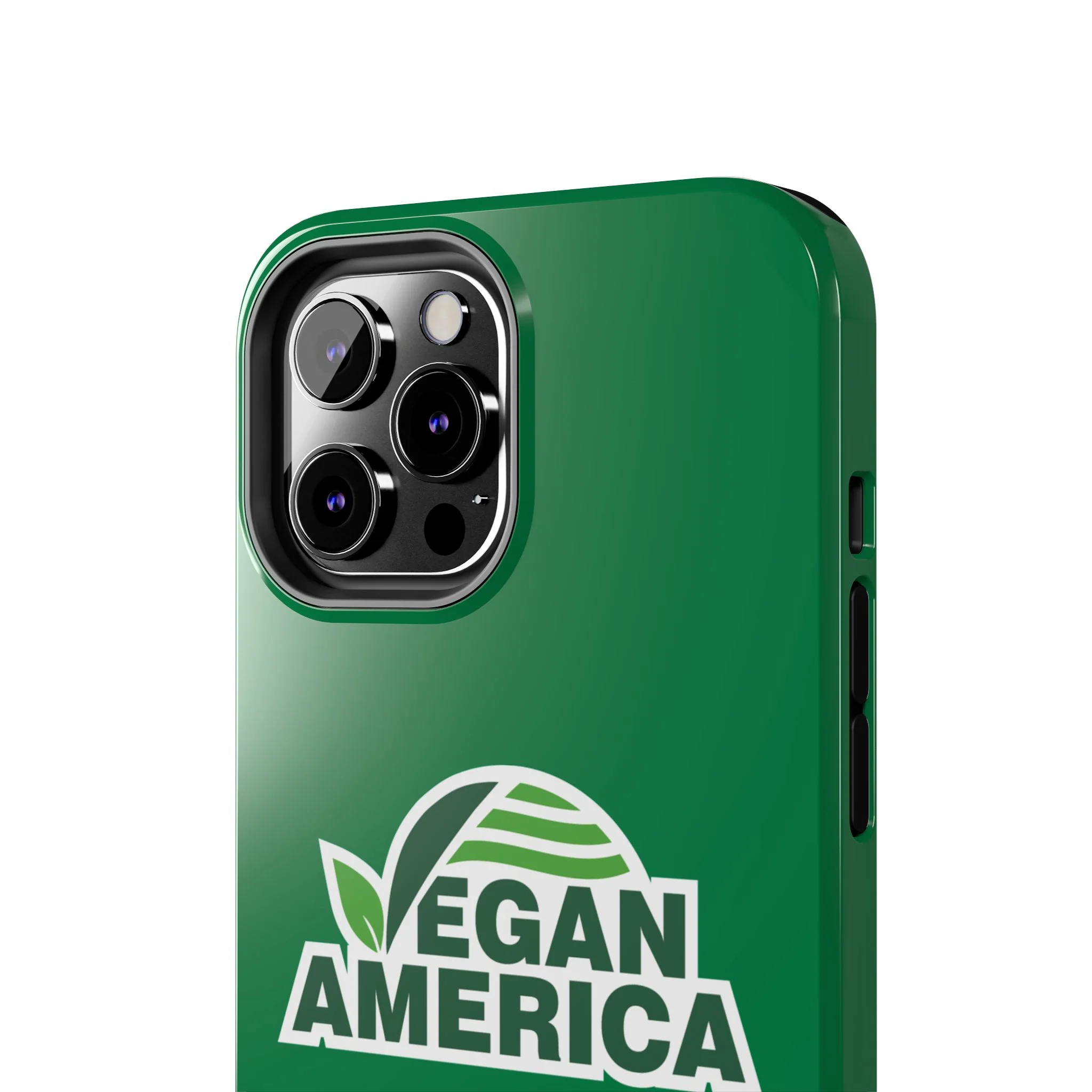 Vegan America Tough Phone Case — Green Protective Vegan Pride Cover - Image 53