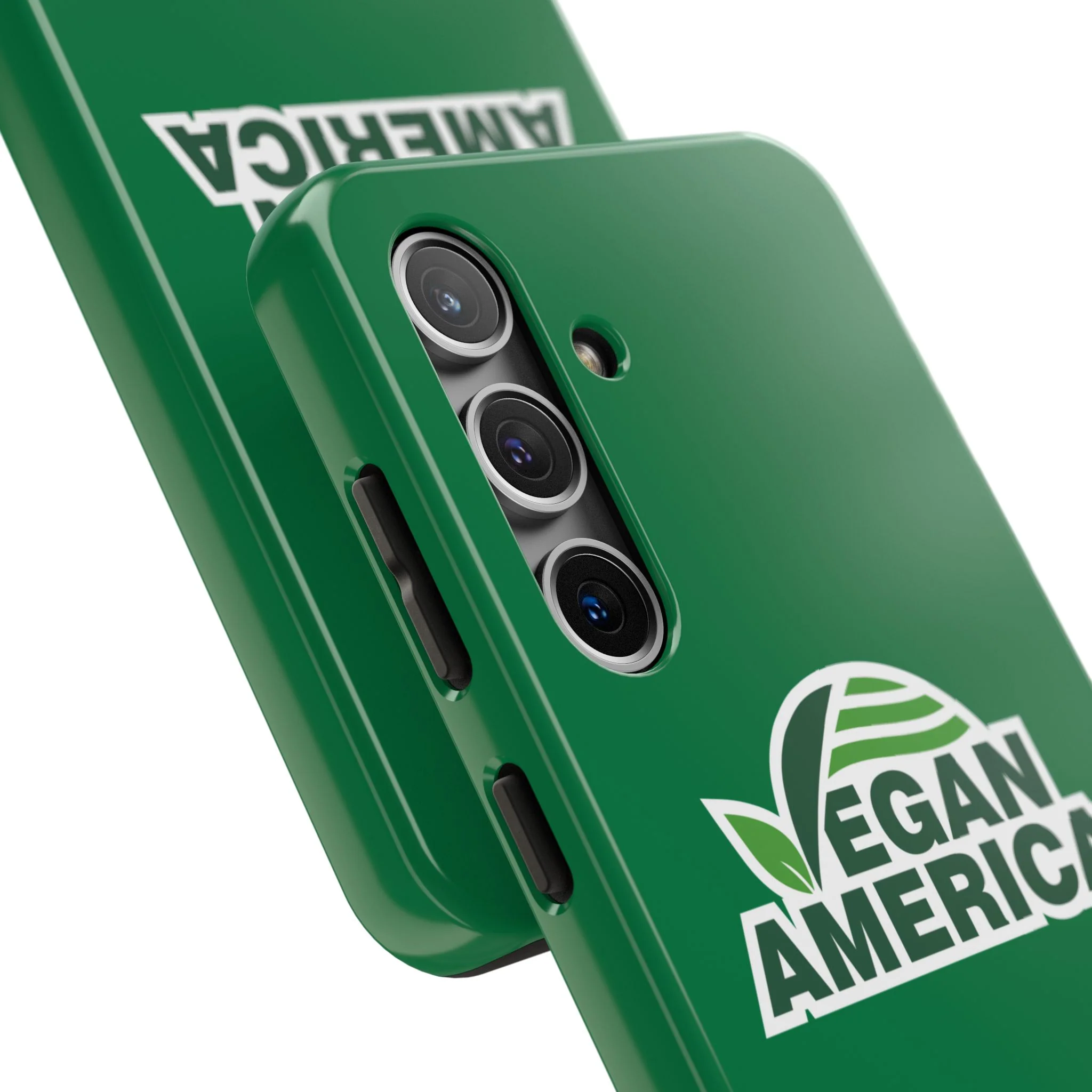 Vegan America Tough Phone Case — Green Protective Vegan Pride Cover - Image 82