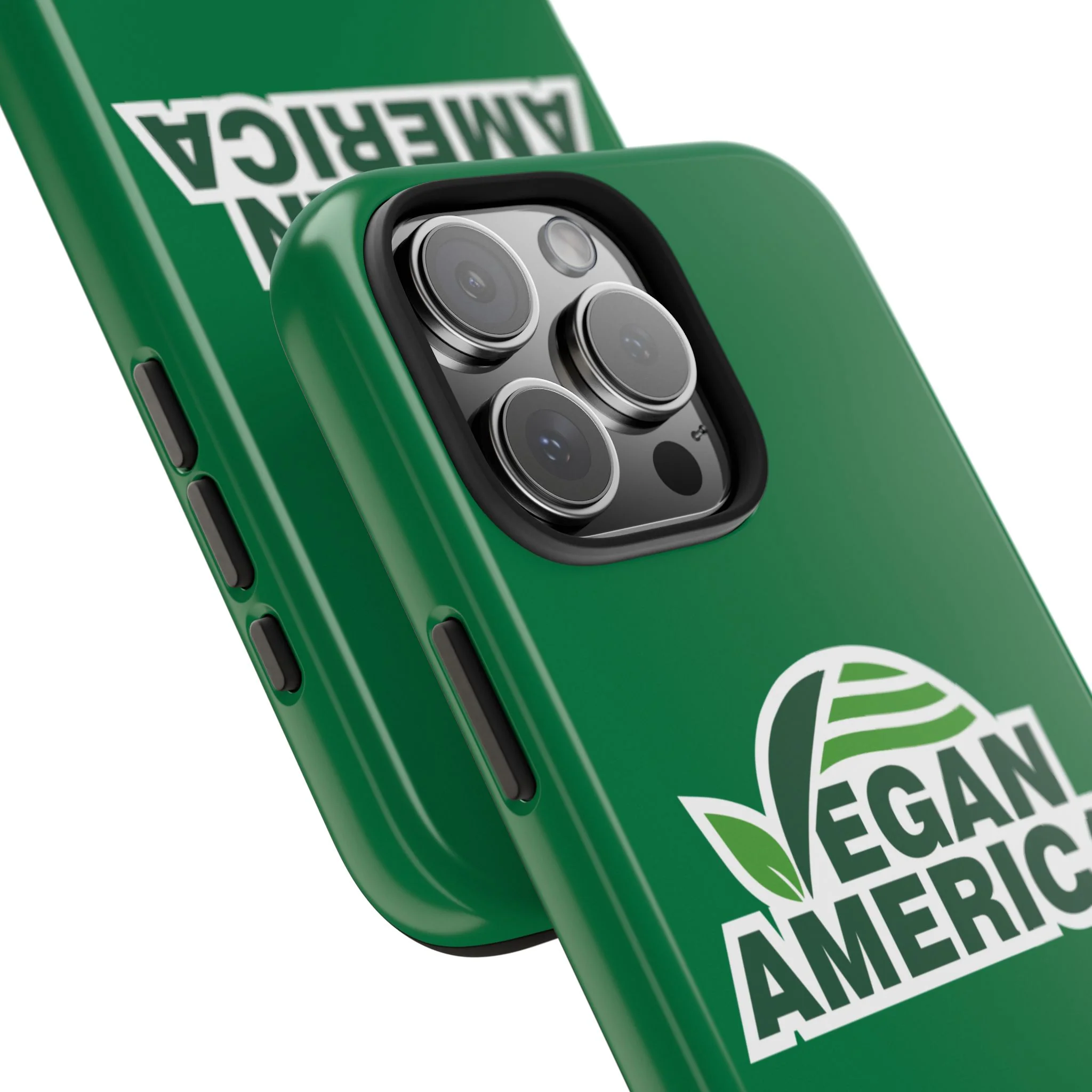 Vegan America Tough Phone Case — Green Protective Vegan Pride Cover - Image 96