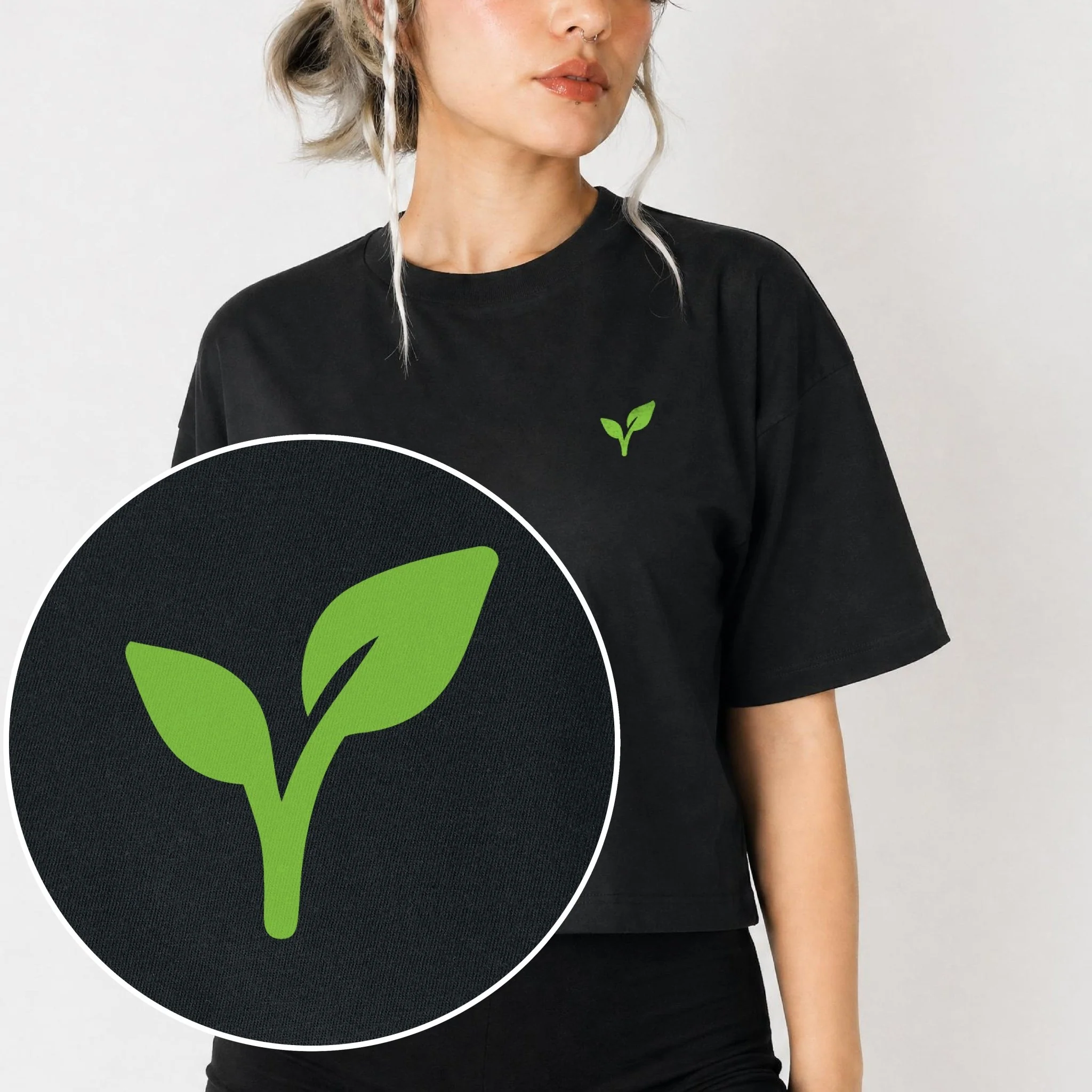 Vegan Logo Women's Boxy T-Shirt