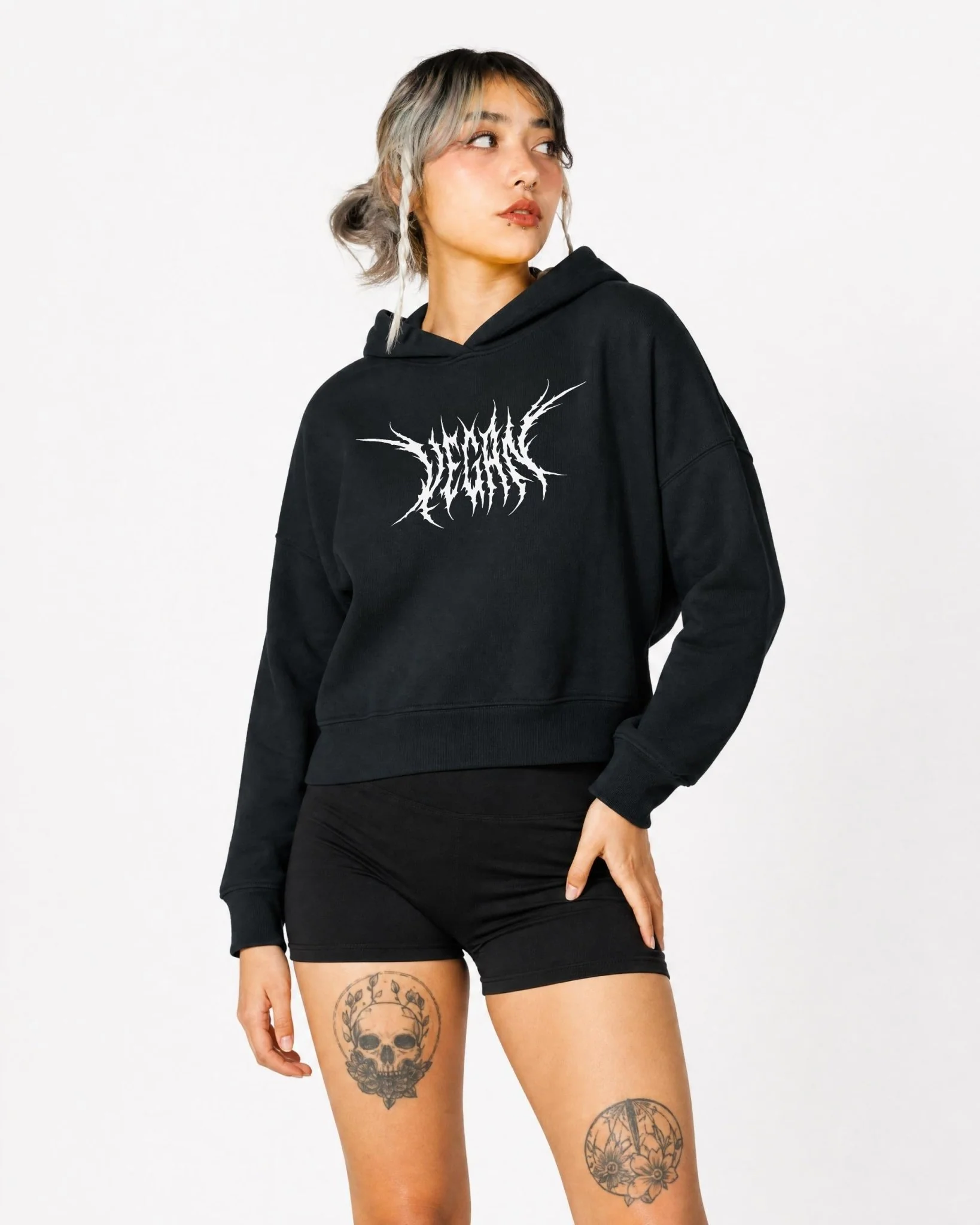 Vegan Metal Women's Hoodie - Image 2