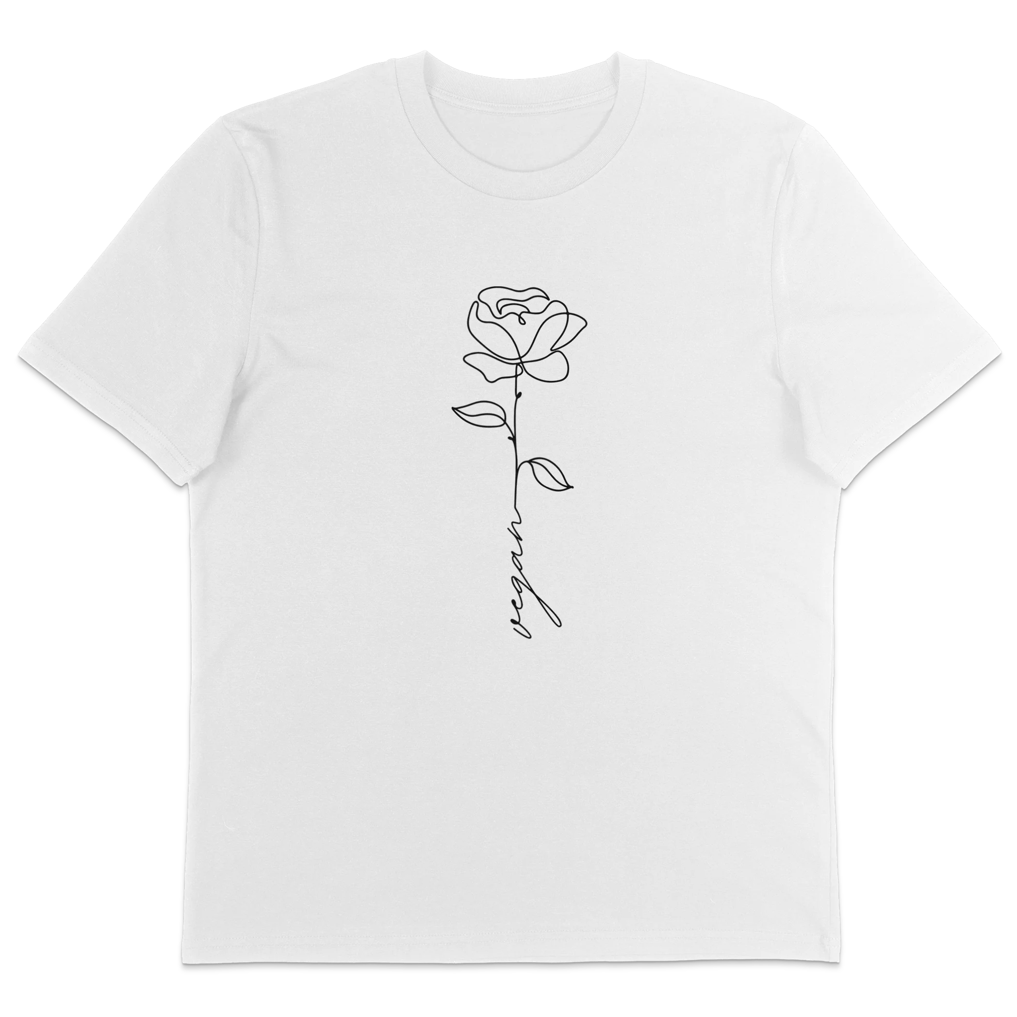 Vegan Rose T-Shirt - Image 2