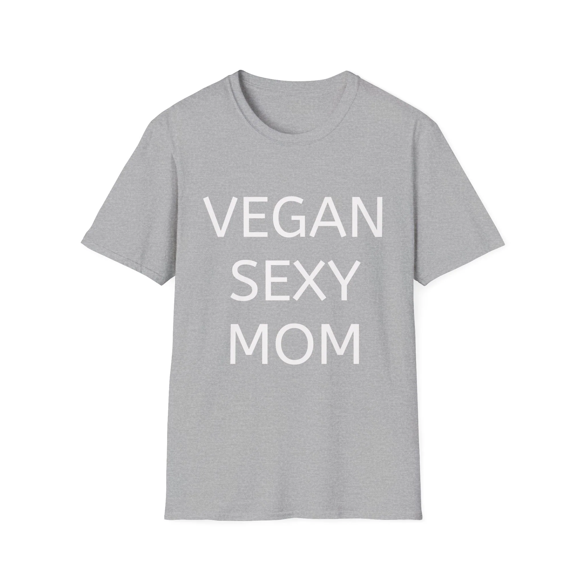Vegan Sexy Mom T-Shirt | Casual Wear, Gift for Moms, Eco-Friendly Fashion, Funny Tee, Plant-Based Lifestyle - Image 4