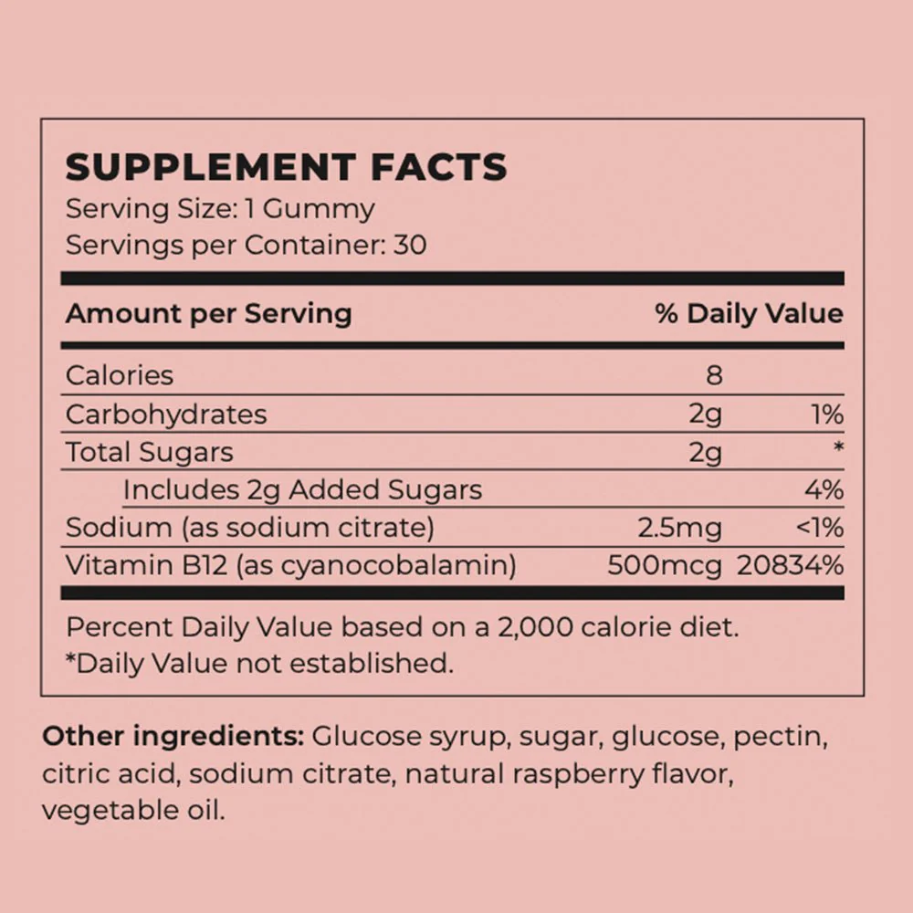 Vegan Vitamin B12 Energy Gummies - Image 2