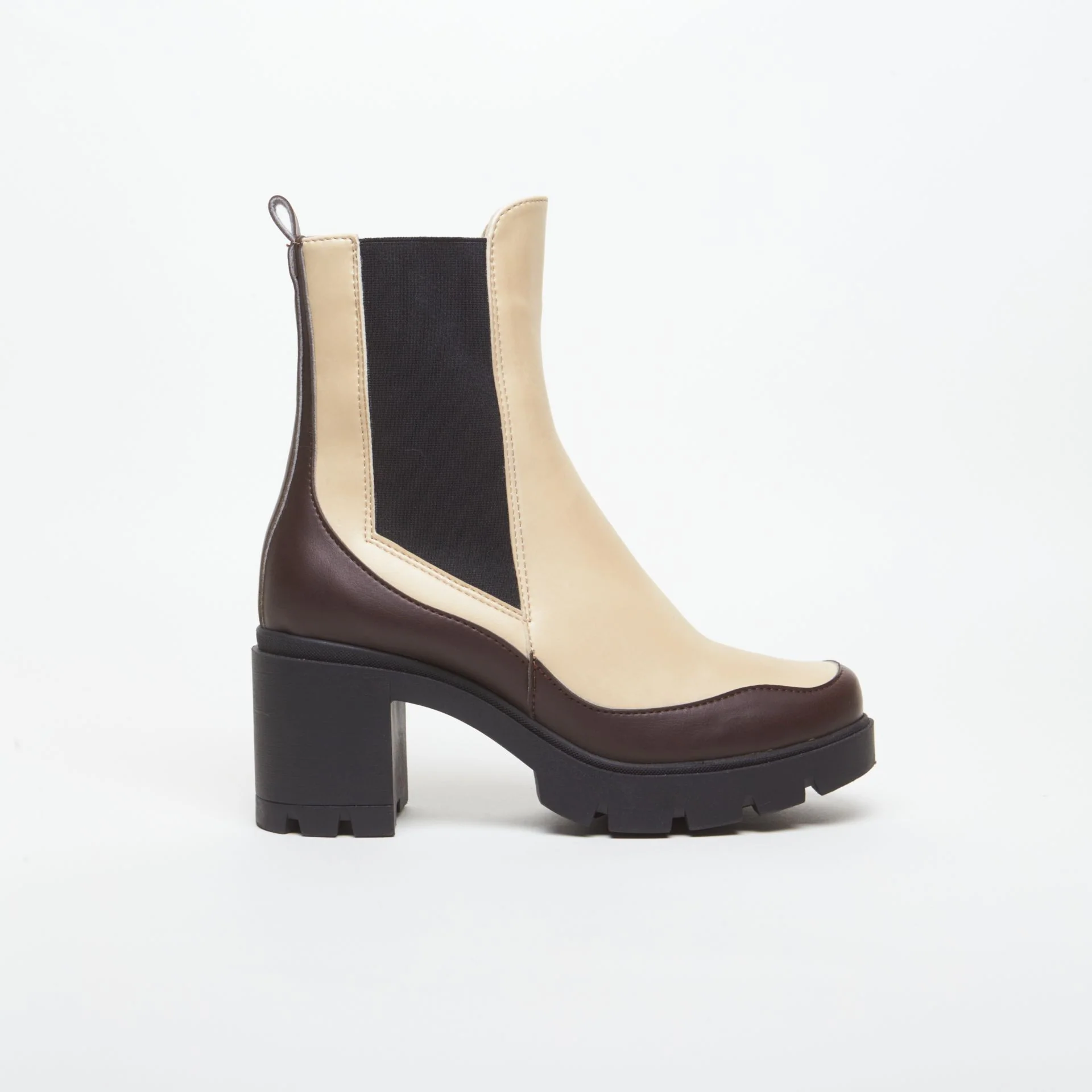 VICKY plant-based boots – duo choco & vanilla - Image 3