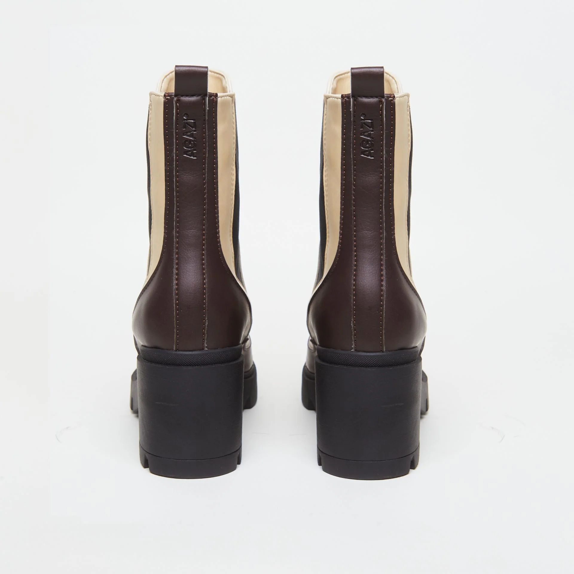 VICKY plant-based boots – duo choco & vanilla - Image 5