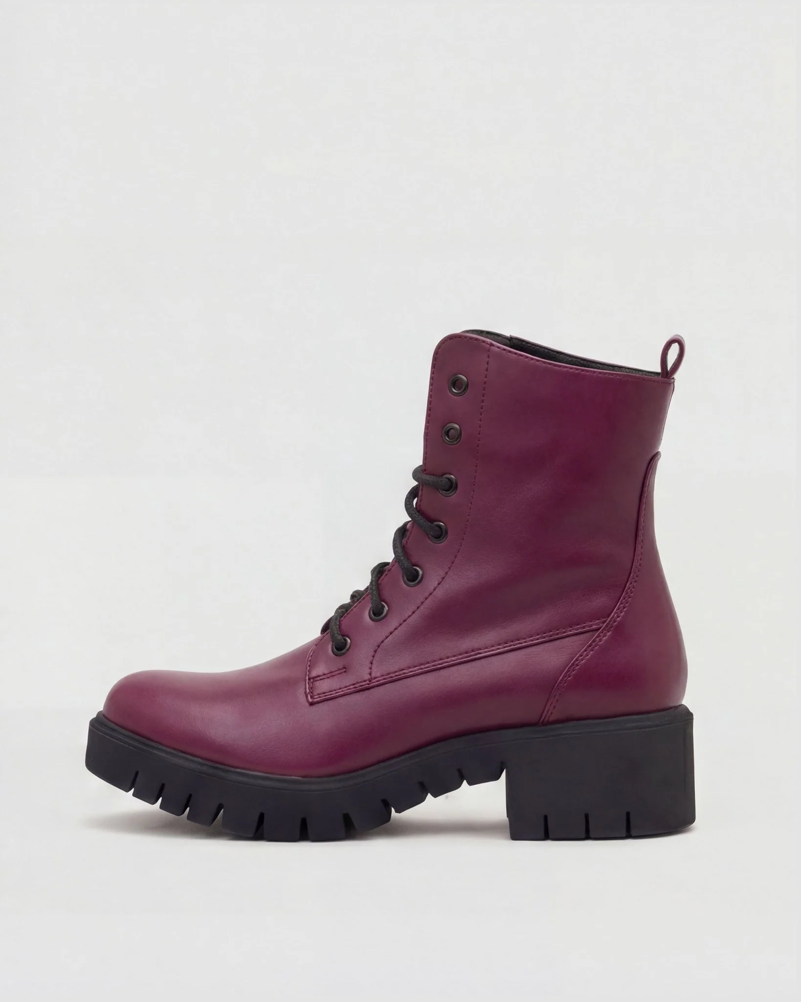 Women's Boots Workers No. 3 Burgundy - Image 2