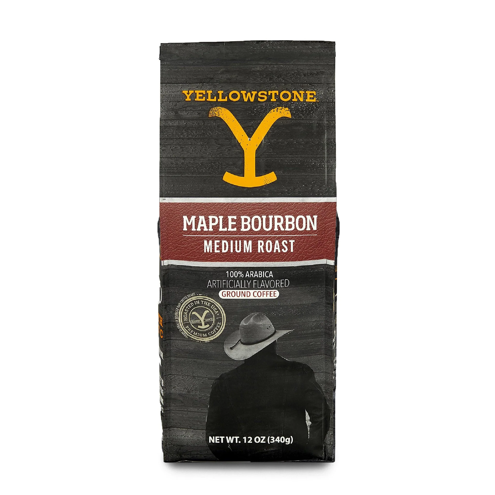 Yellowstone 12oz Maple Bourbon Flavored Ground Coffee