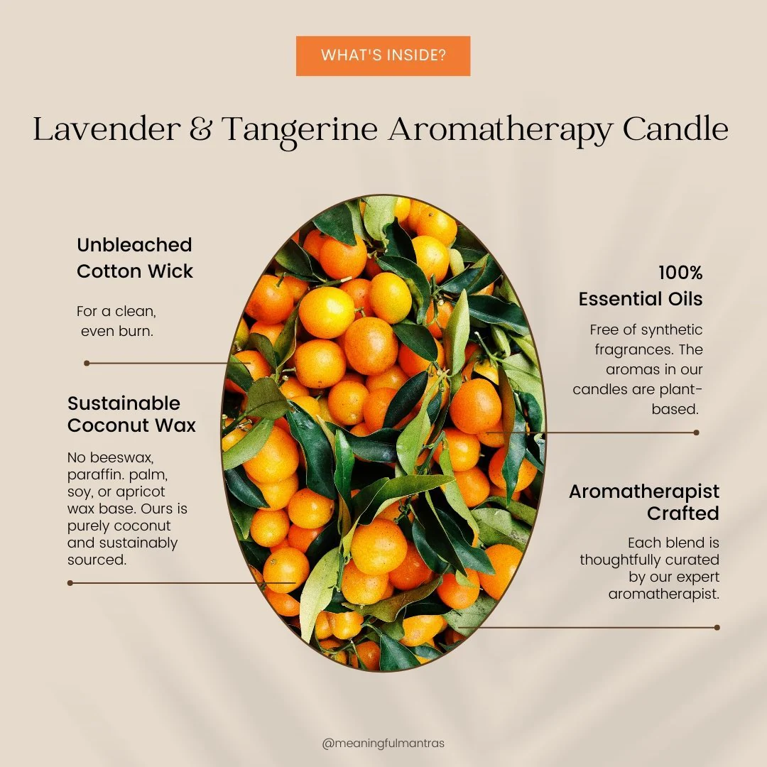 You Are Relaxing Lavender & Tangerine Mini Candle - Image 4