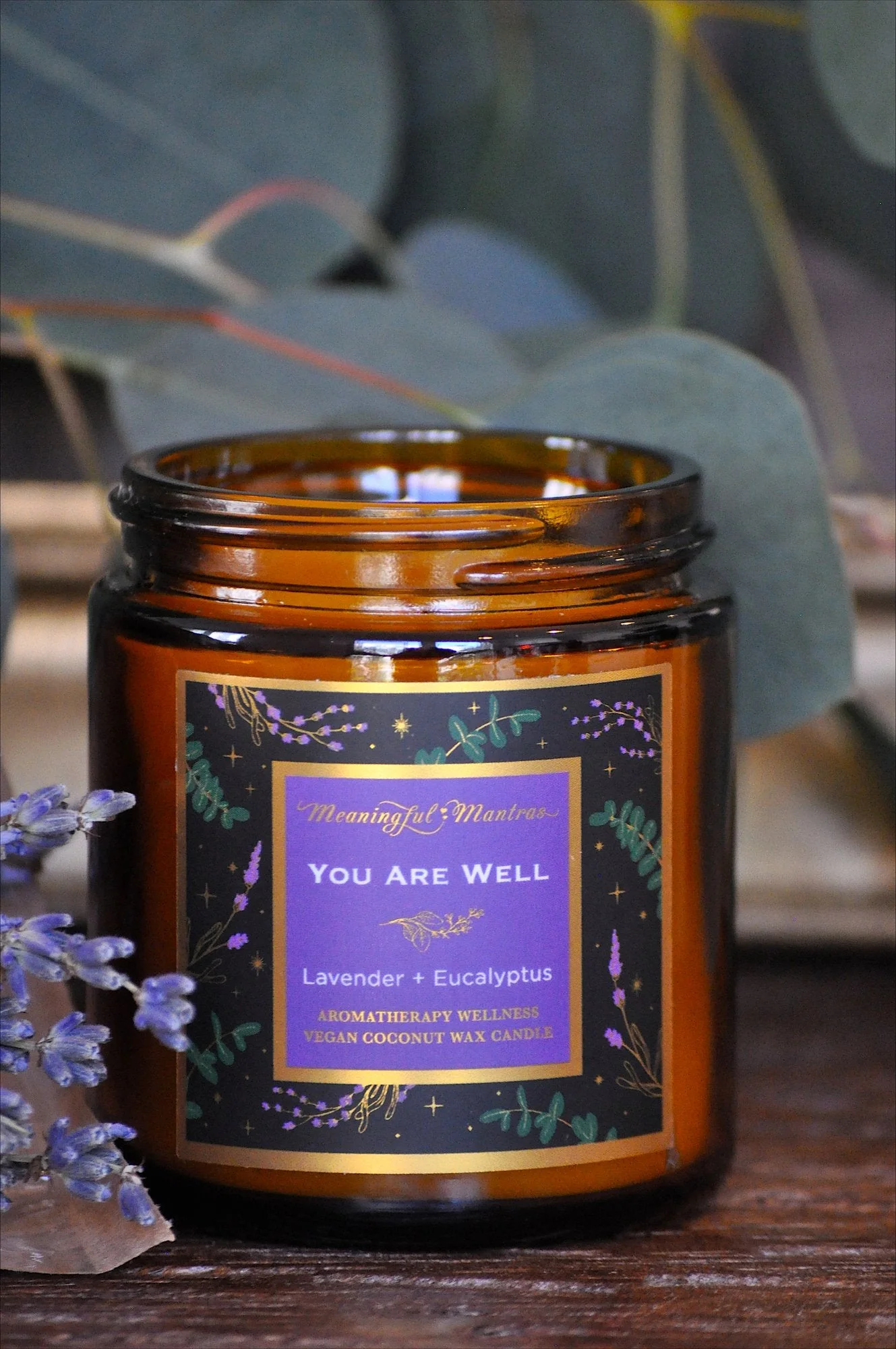 You Are Well Lavender & Eucalyptus Mini Candle - Image 2